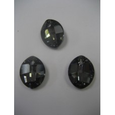 Silver Night Pure Leaf Pendant 14mm